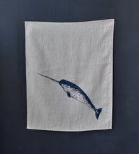 Load image into Gallery viewer, Tea towel - Narwhal